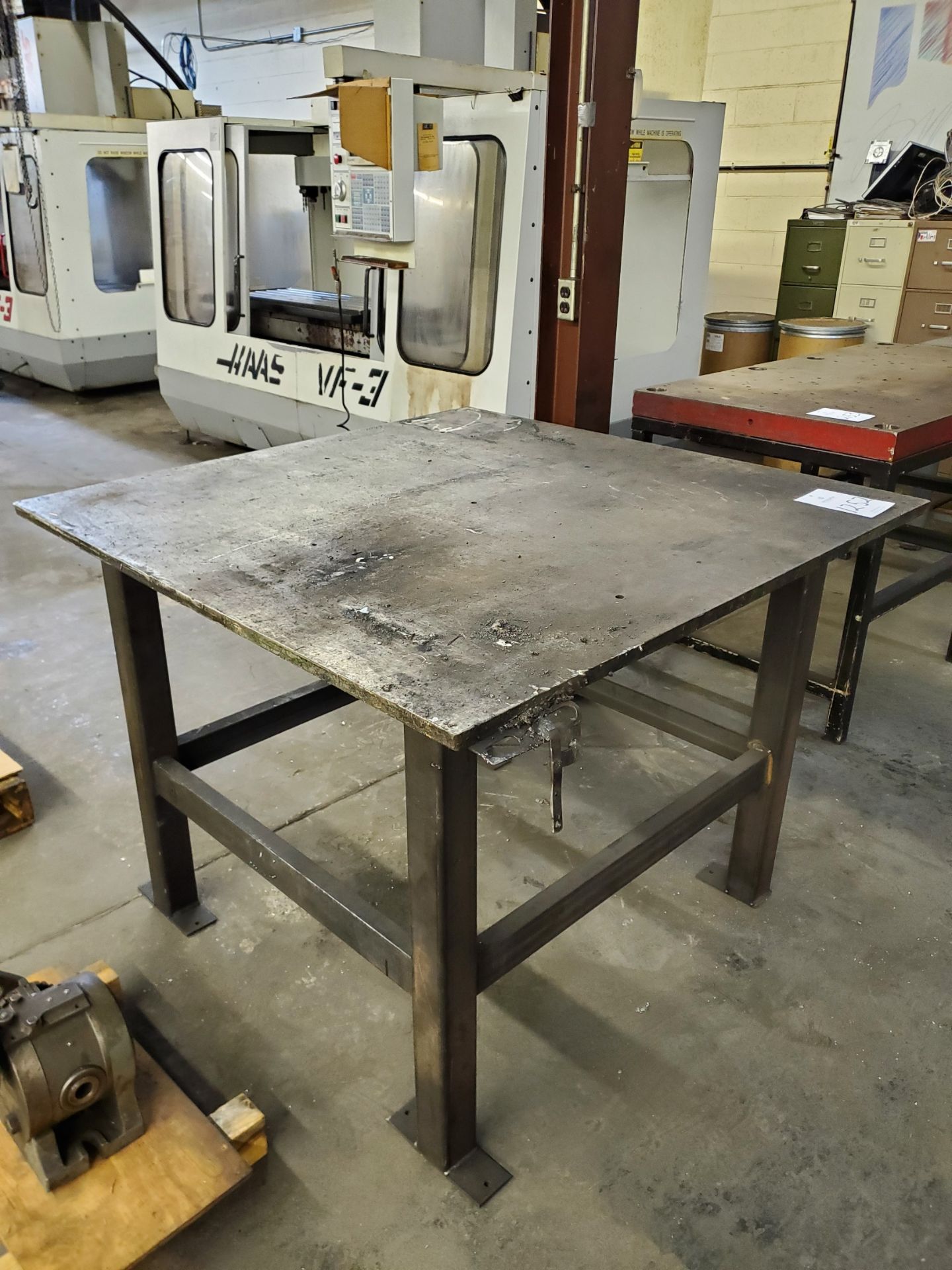 48" x 49" x 1" Steel Table