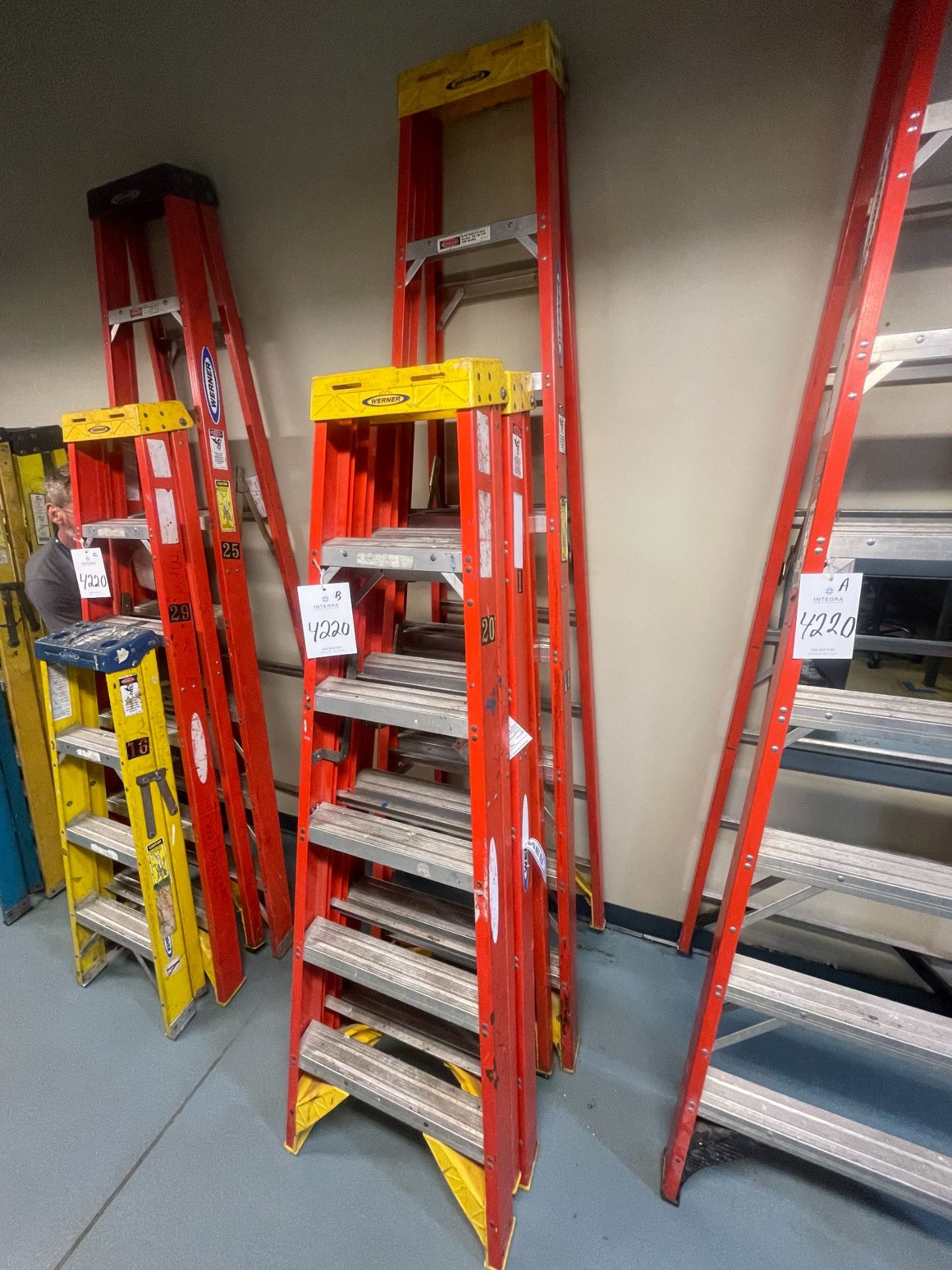 Lot of (3) Assorted Ladders from 6' - 8'