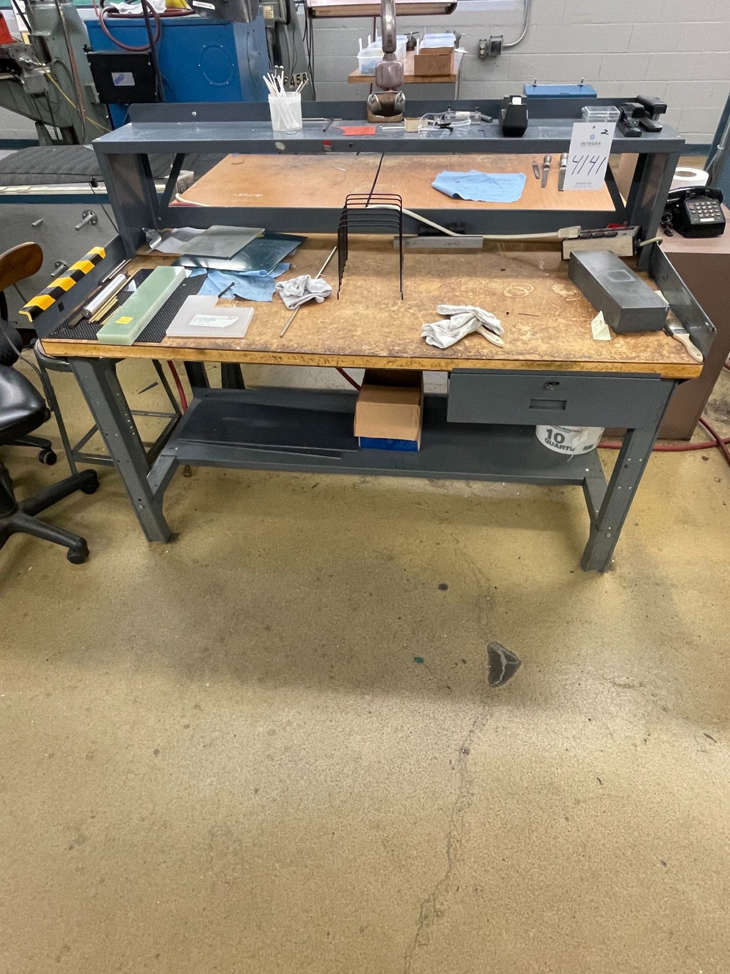 (2) 1-Drawer Work Benches - Image 2 of 2