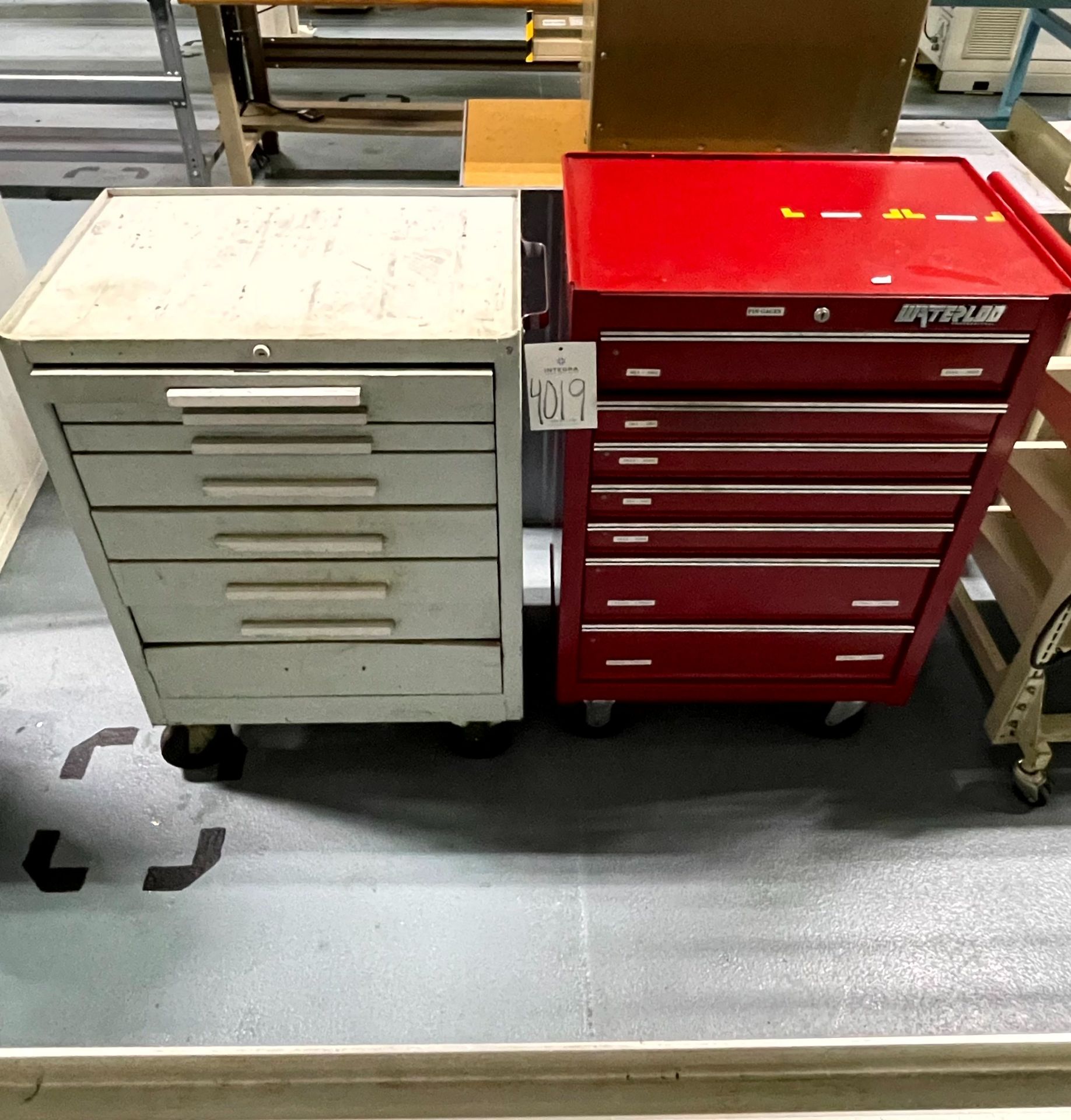 Lot of (2) Tool Chests with Wheels