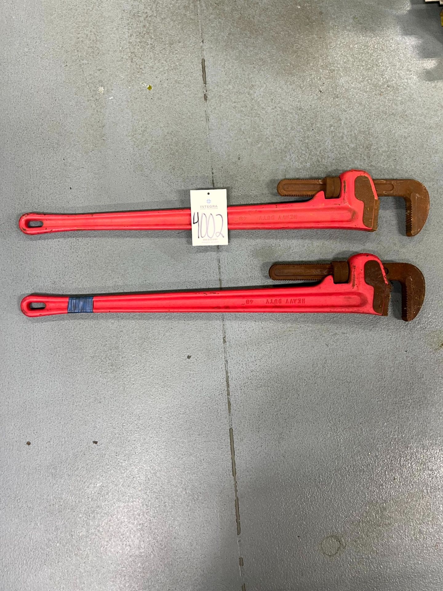 (2) Proto 48" Pipe Wrenches