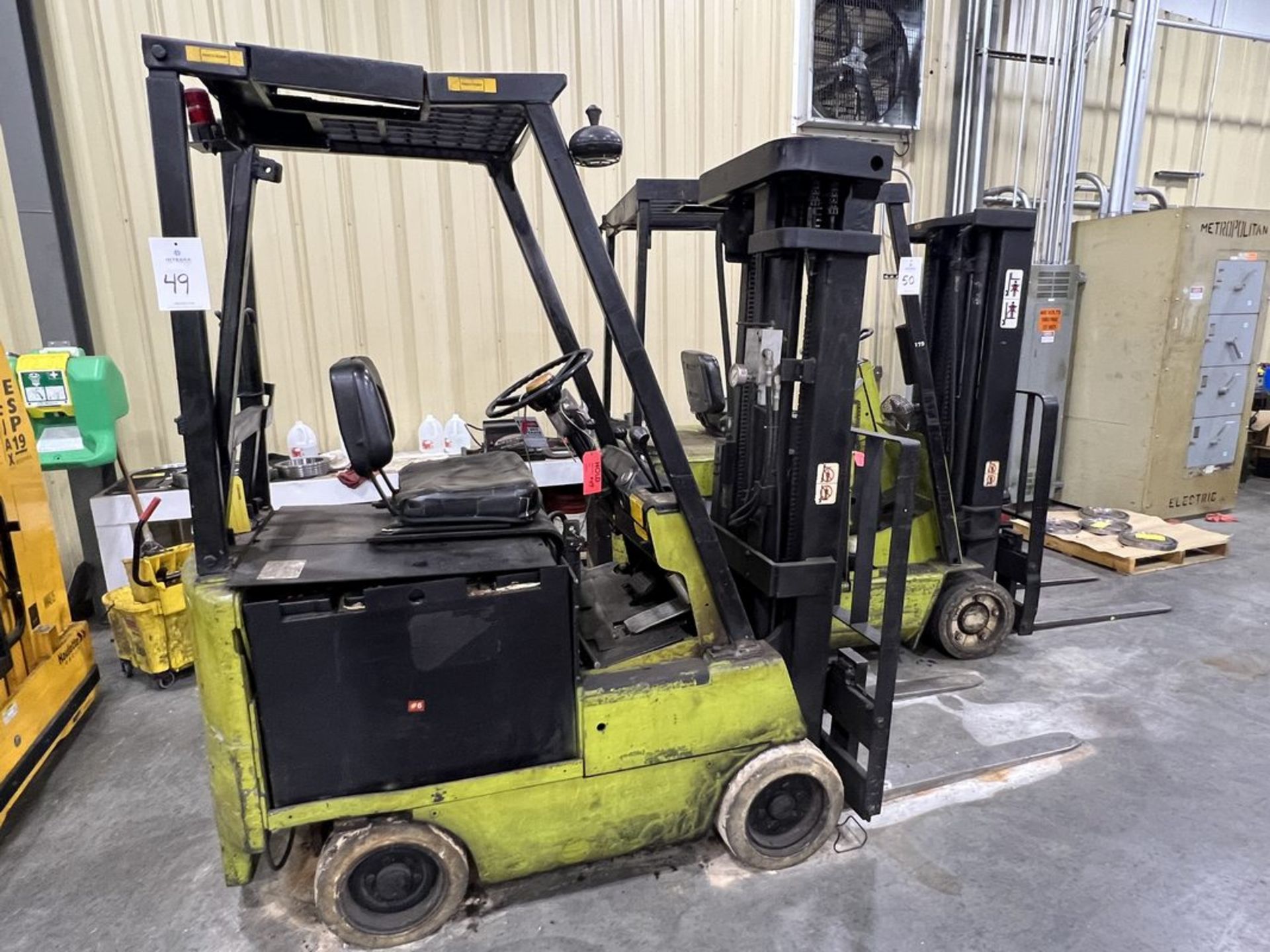 Clark EC500-530 2,600 Lb. Electric Forklift Truck, S/N E235-0095-6705FA