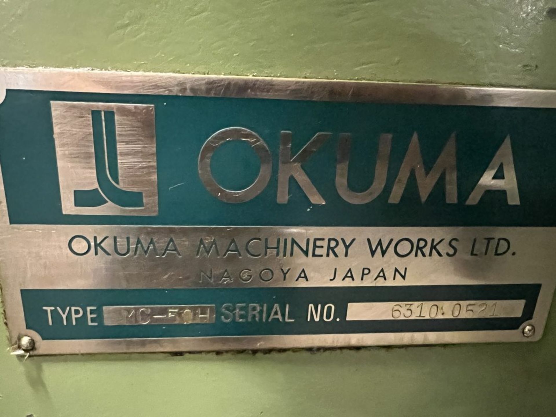 Okuma MC-50H CNC Horizontal Machining Center, S/N 6310-0521, 1988 - Image 21 of 21