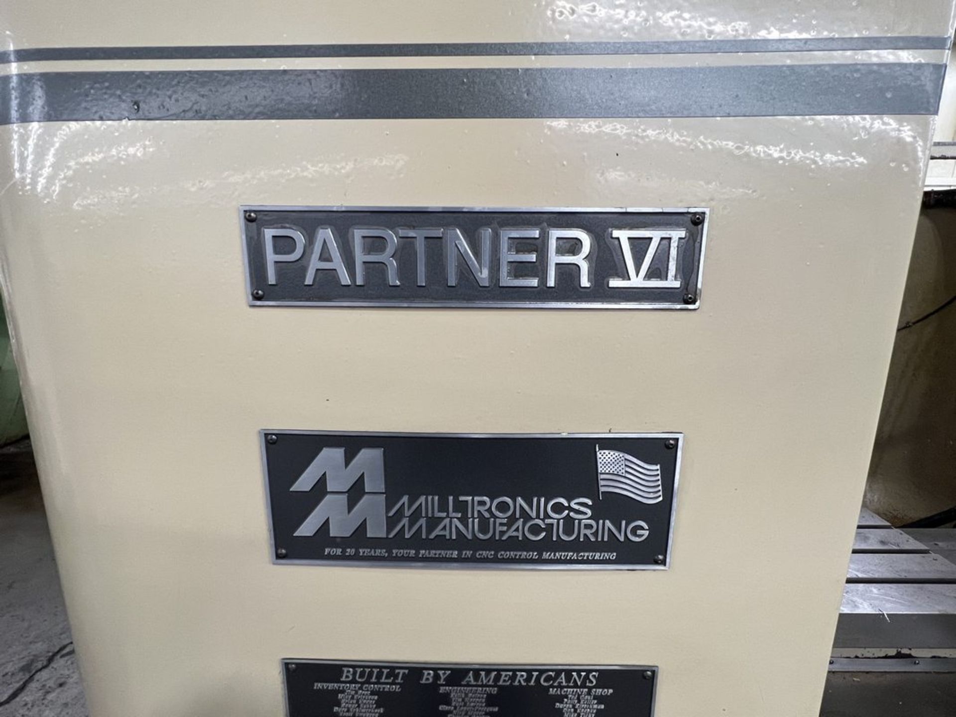 Milltronics Partner R6 CNC Vertical Machining Center, S/N 2703 - Image 6 of 7