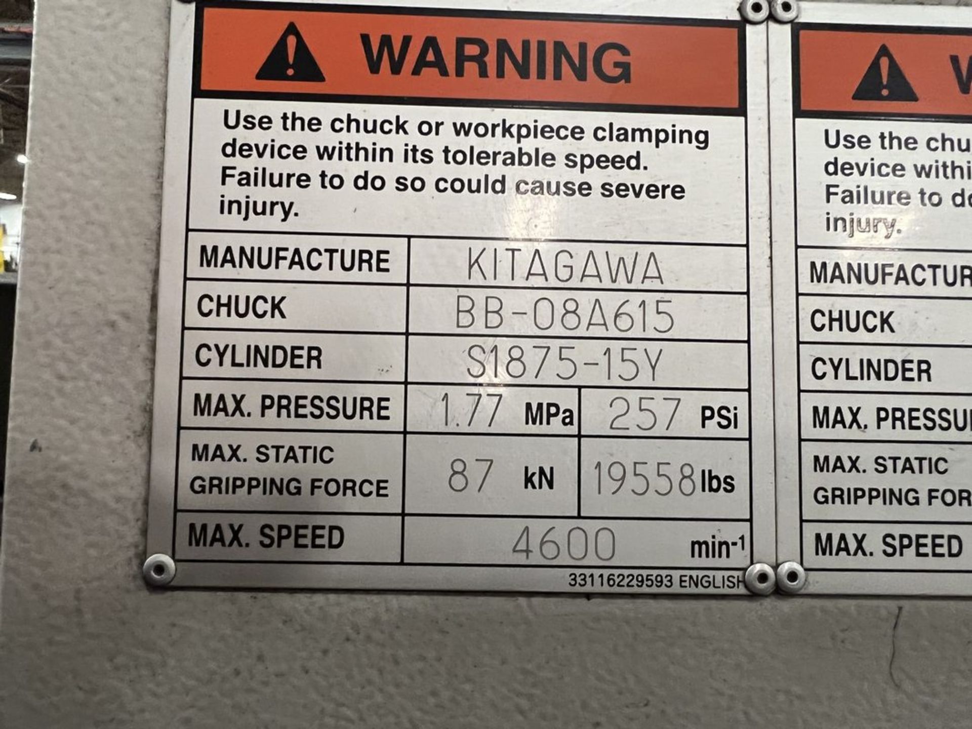 Mazak Integrex 200-4S CNC Turning Center, S/N 200834, 2007 - Image 22 of 23