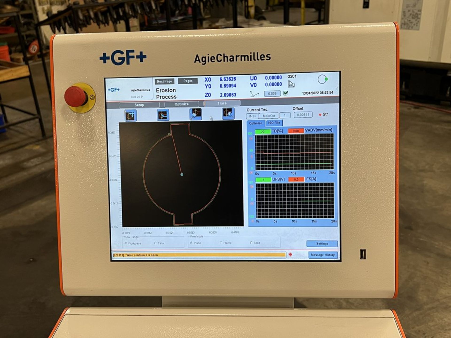 Agie Charmilles CUT 20 P CNC Wire EDM, S/N 396.900.115.0629, 2013 - Image 13 of 18