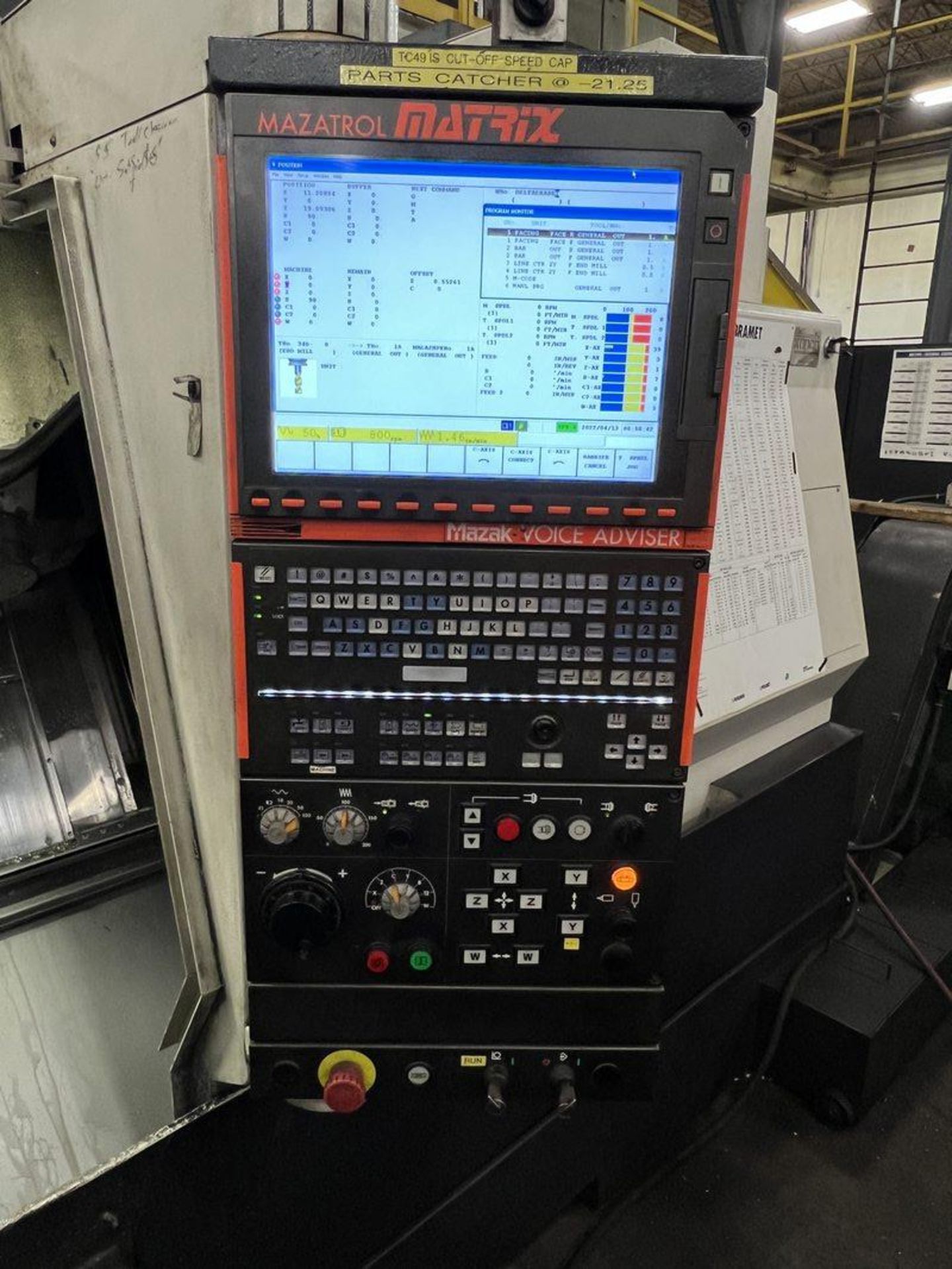 Mazak Integrex 200-4S CNC Turning Center, S/N 200834, 2007 - Image 11 of 23