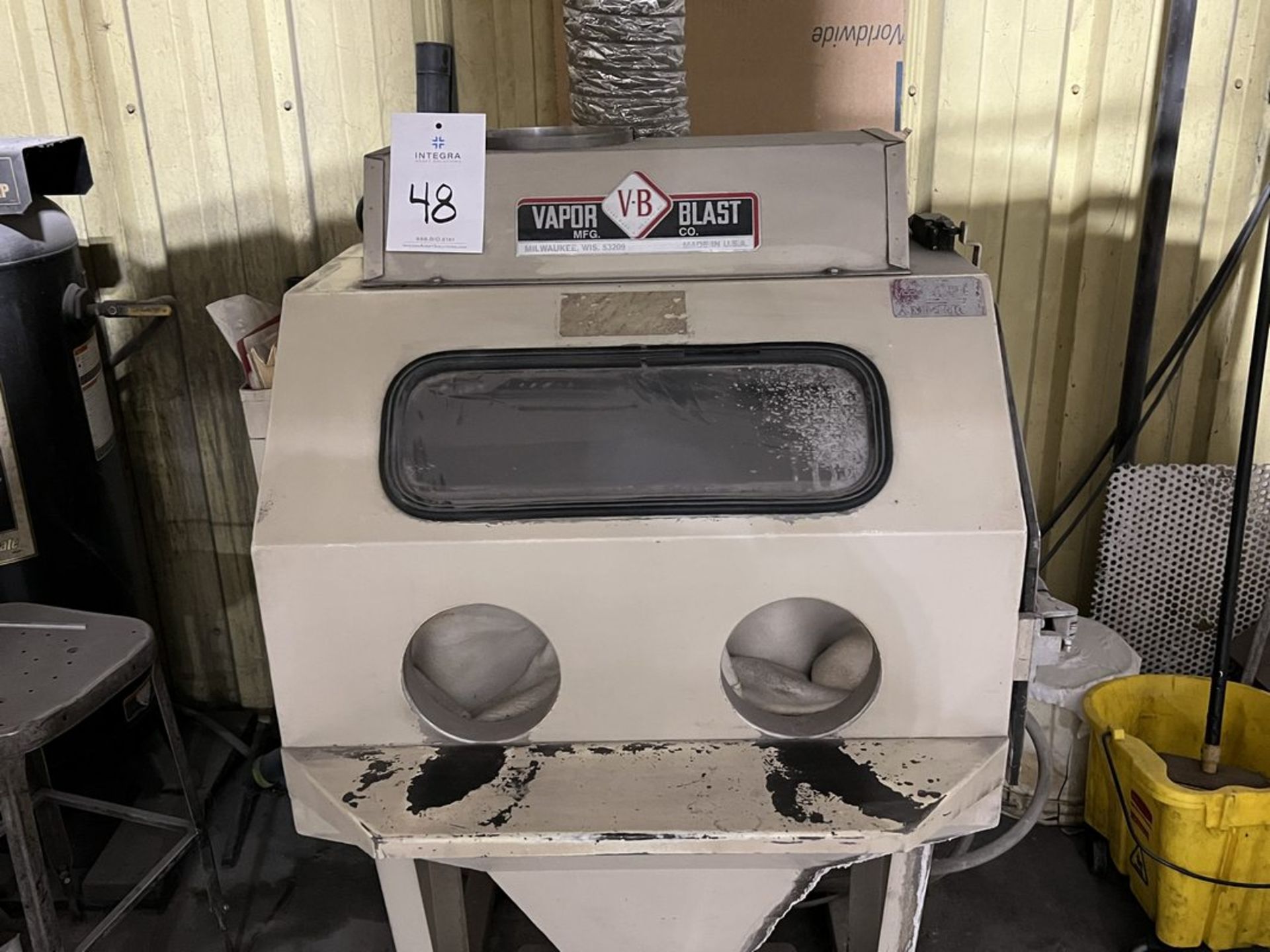 Vapor Blast VBLH-2820 Sand Blasting Cabinet, S/N 6953 - Image 2 of 4