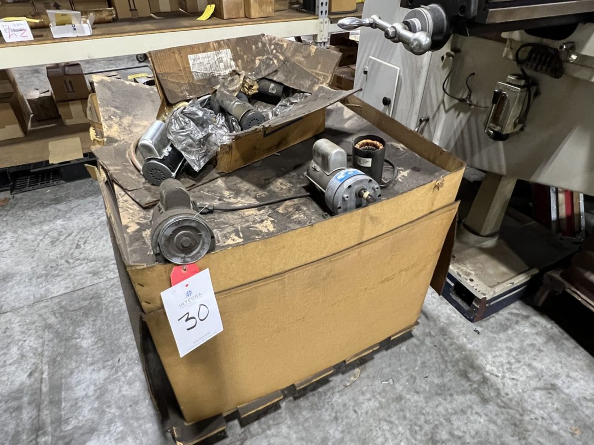 Pallet of AC Motors with Gear Reducers