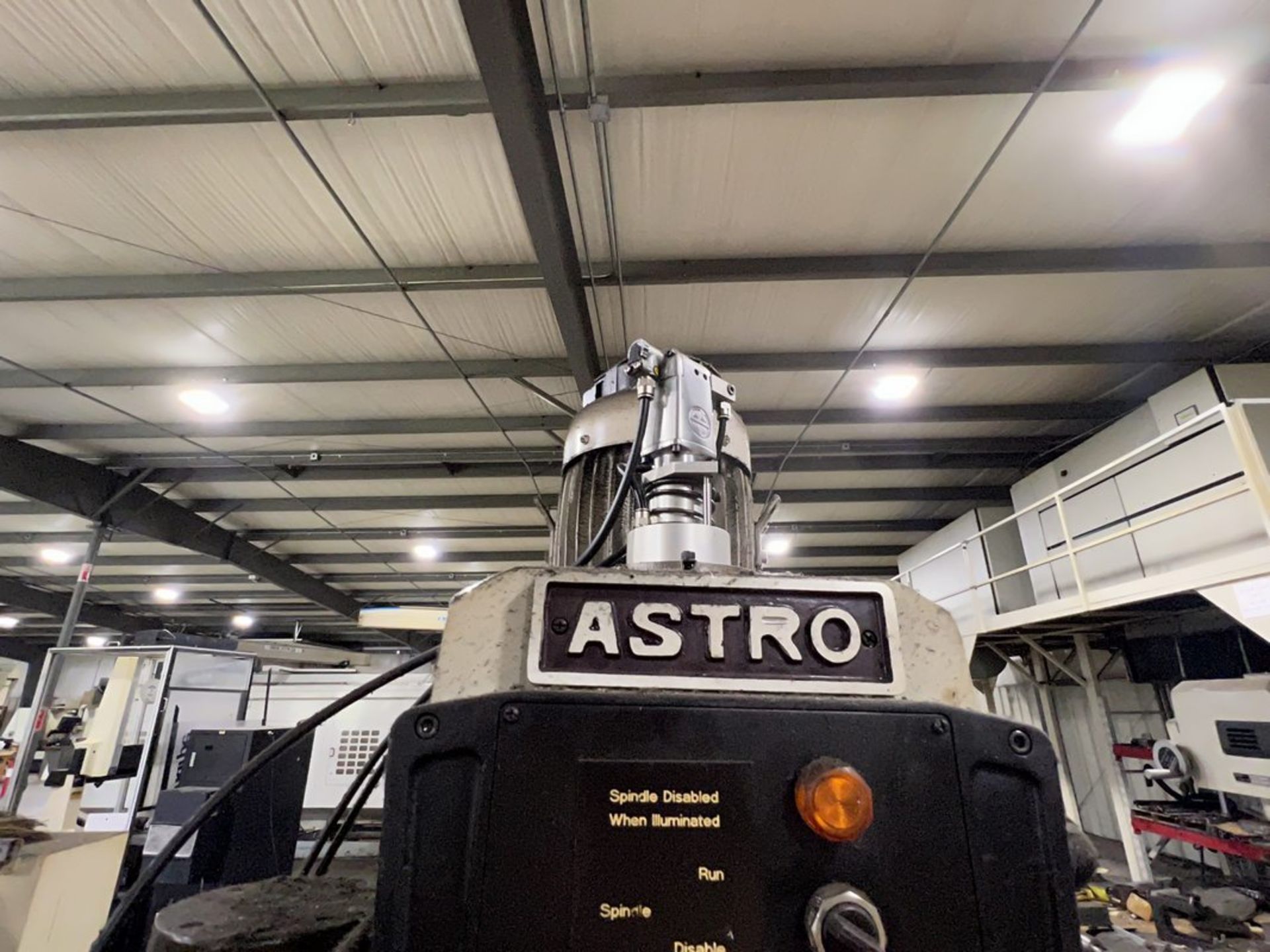 Astro GS18NF Vertical Milling Machine, S/N 877003F - Image 4 of 6