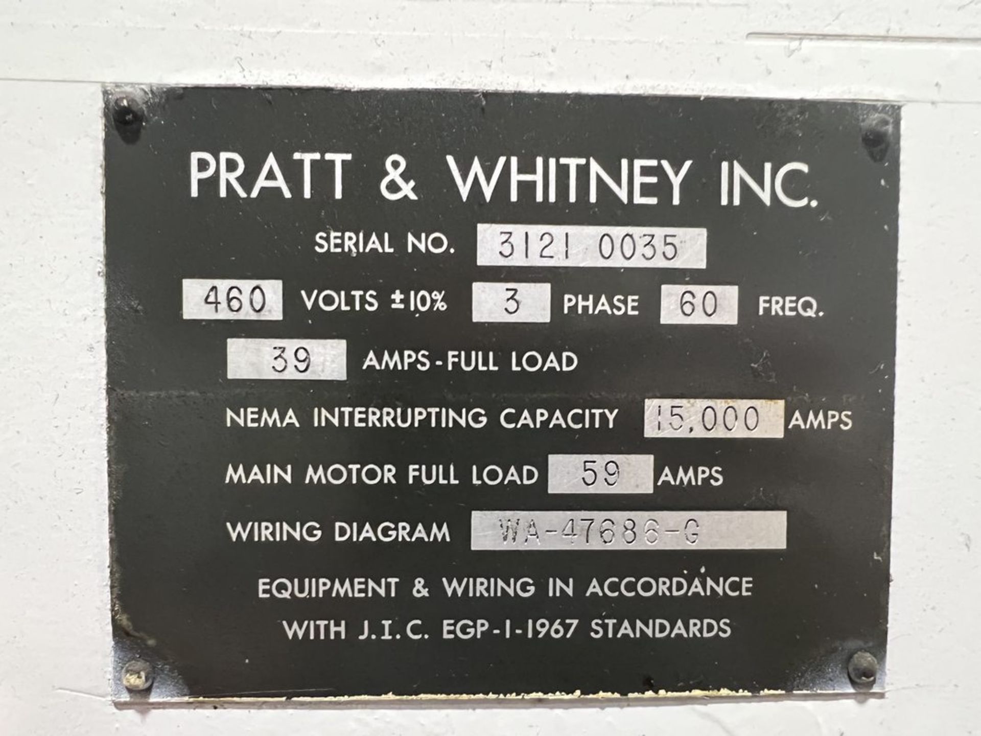 Pratt & Whitney 3121 Jig Borer, S/N 3121-0035 - Image 10 of 10