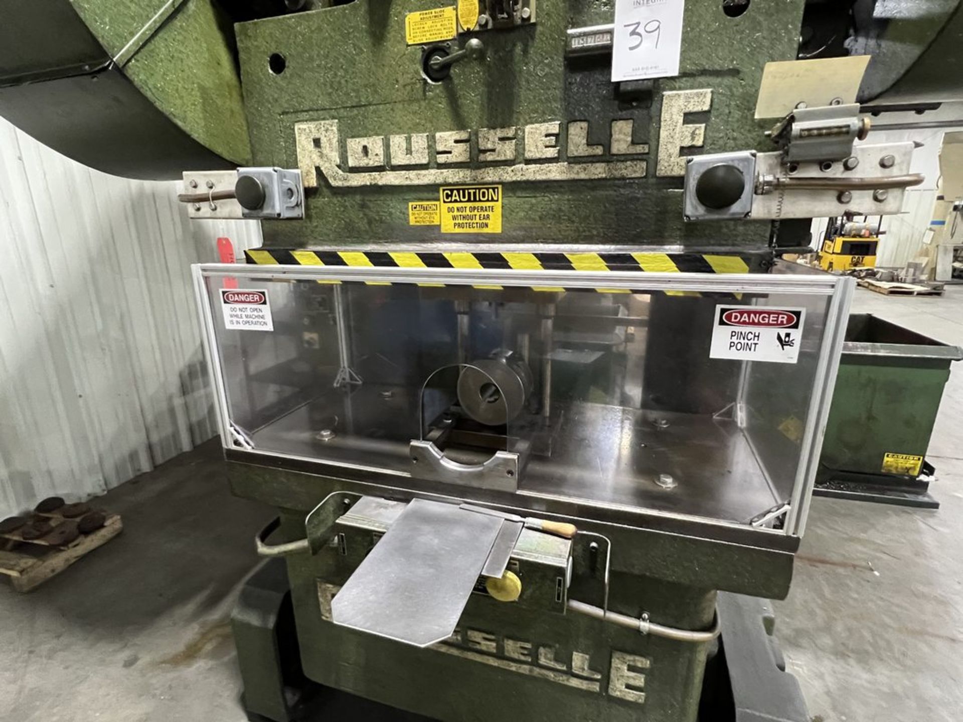 Rousselle 8B48 80-Ton OBI Double Crank Punch Press, S/N 23486 - Image 2 of 9