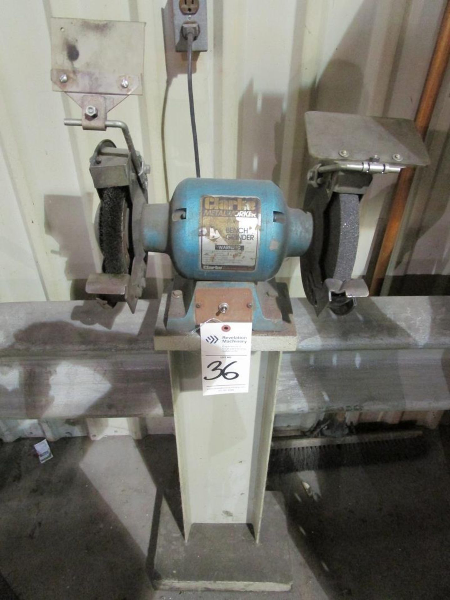 Clarke BT1004 Double End Pedestal Bench Grinder