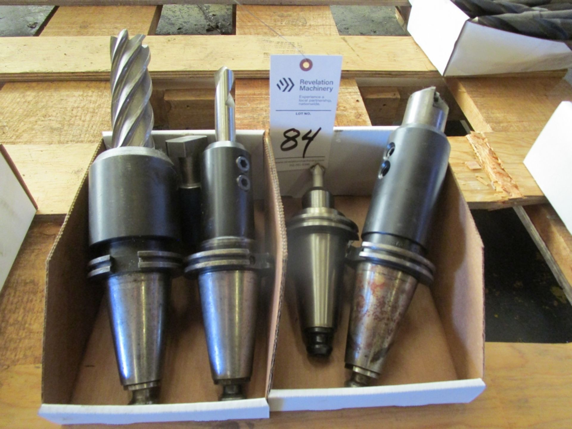 Lot of (5) CT 50-Taper Tool Holders