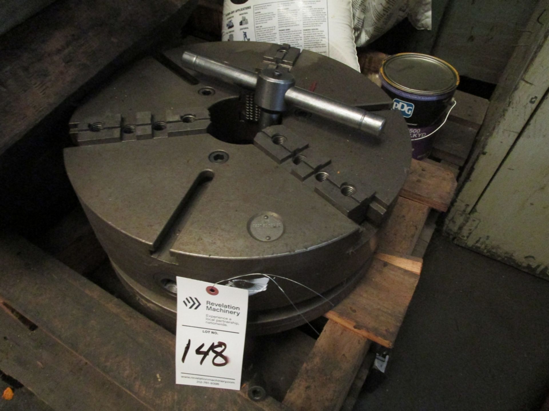 Cushman 18"D 4-Jaw Chuck