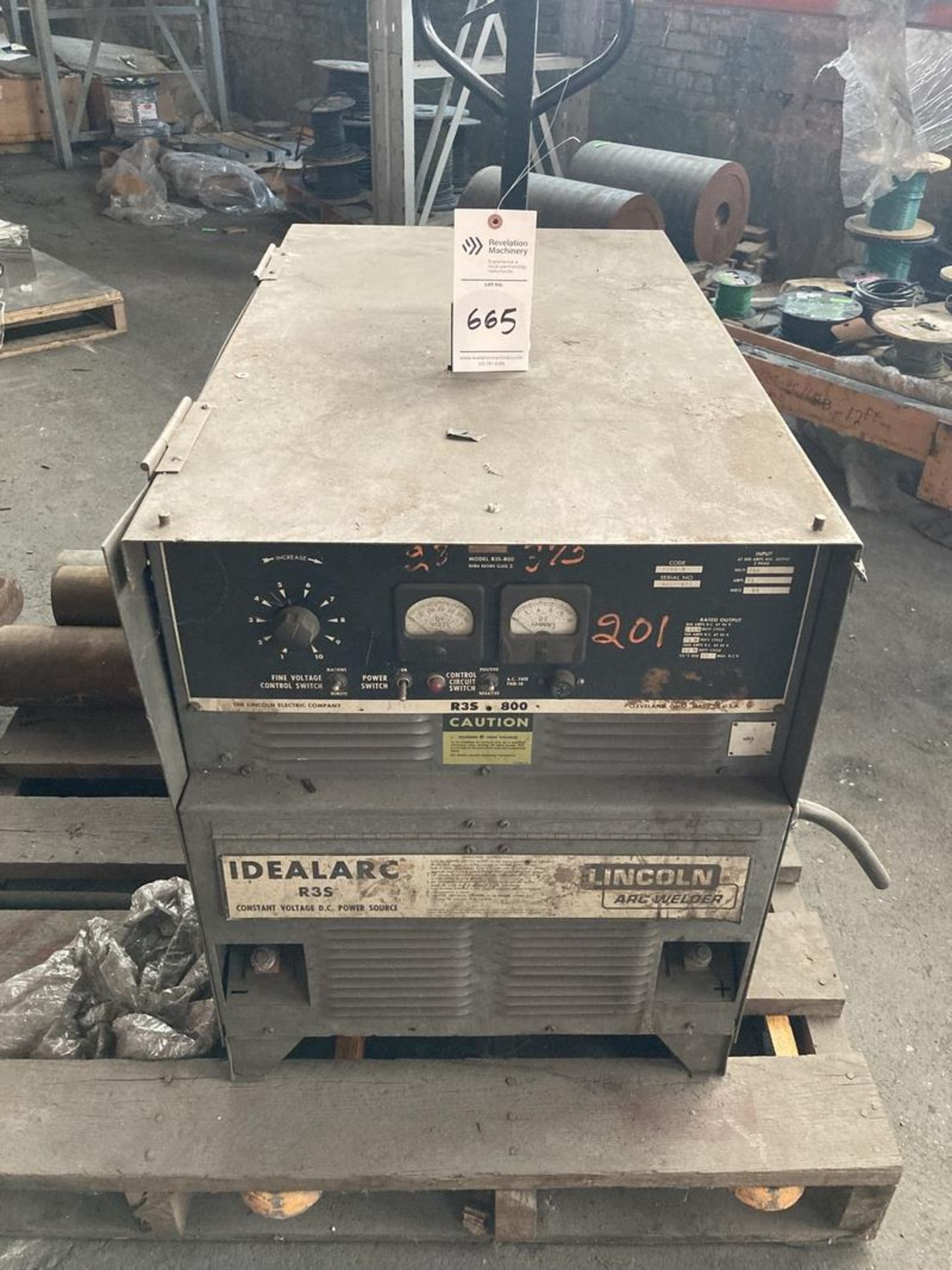 Lincoln Idealarc R3S-800 800-Amp Welding Power Source; with 3-Phase, 460 Volt Input