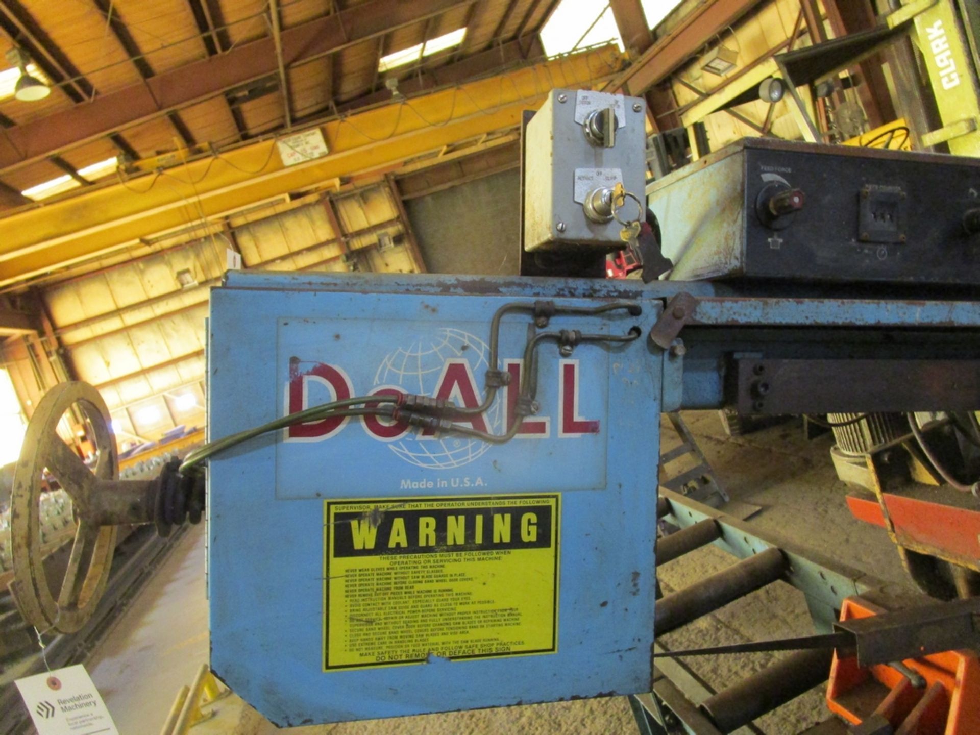 DoAll C-916A 10" x 16" Horizontal Band Saw - Image 8 of 9