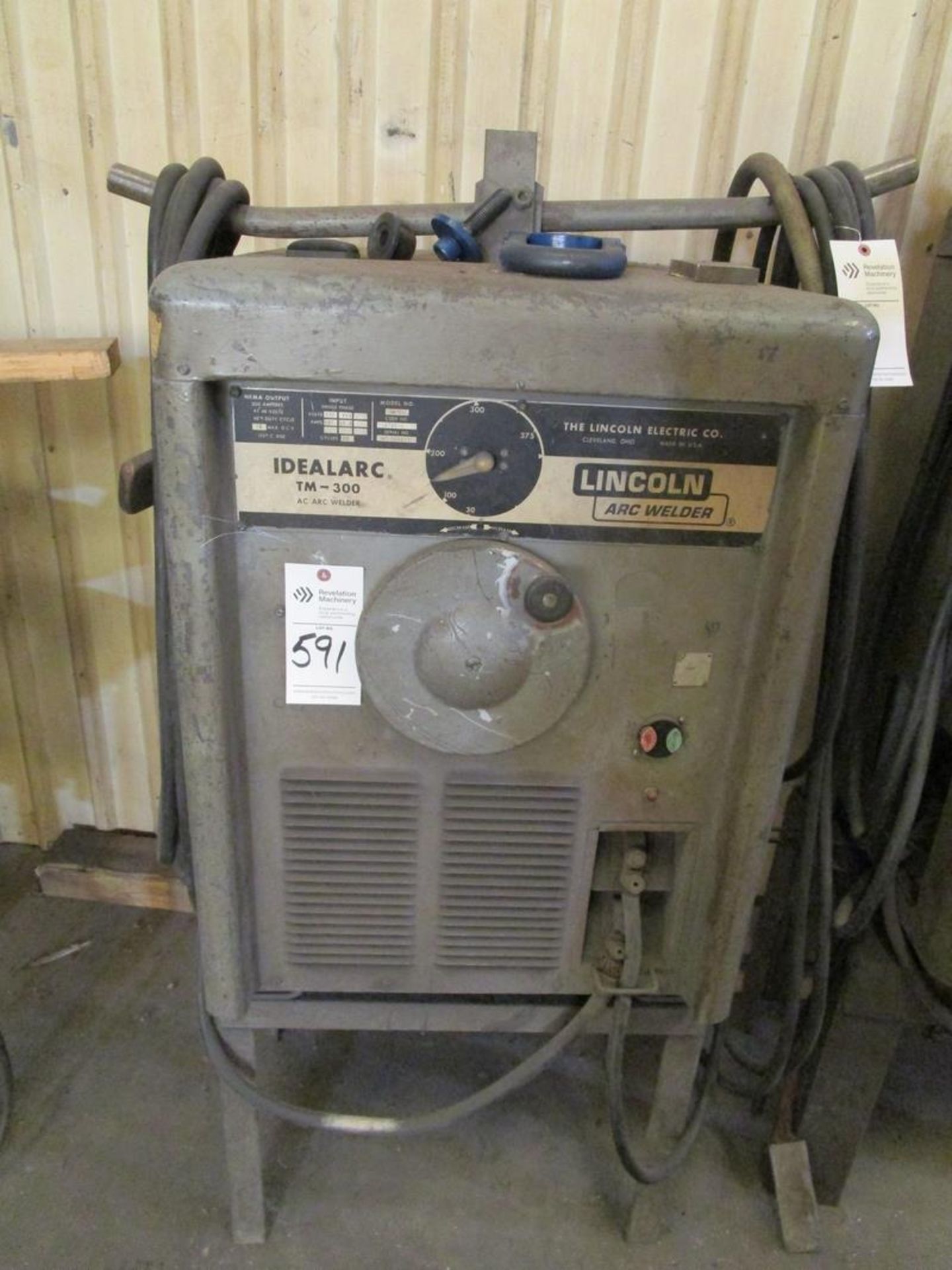 Lincoln TM-300 300-Amp Idealarc Arc Welder, S/N AC352612