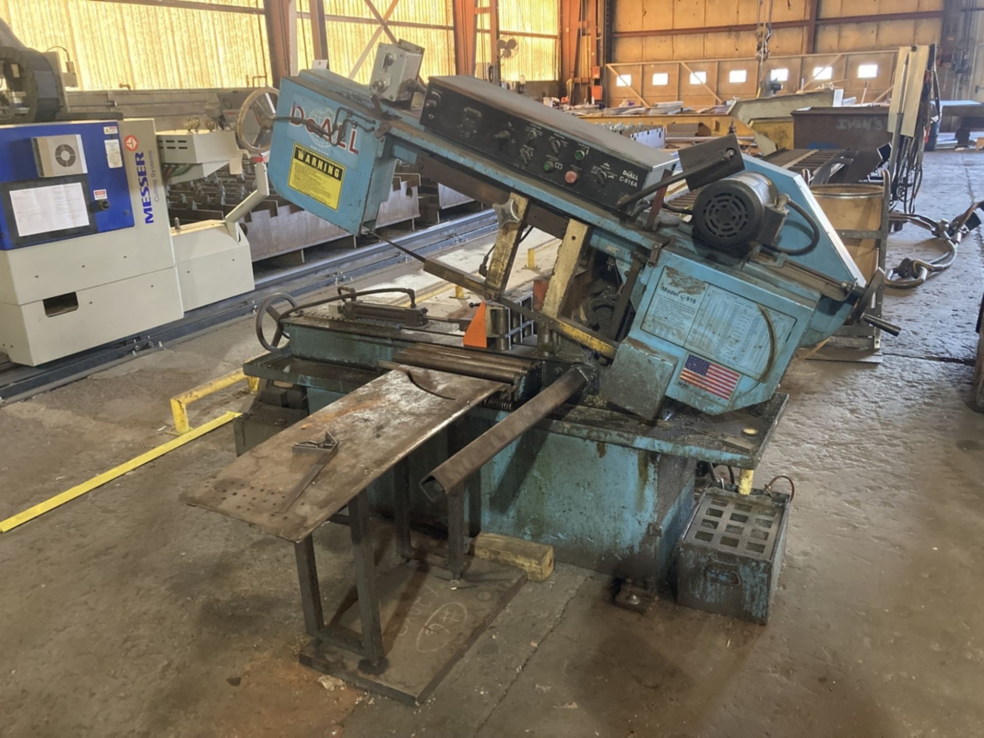 DoAll C-916A 10" x 16" Horizontal Band Saw