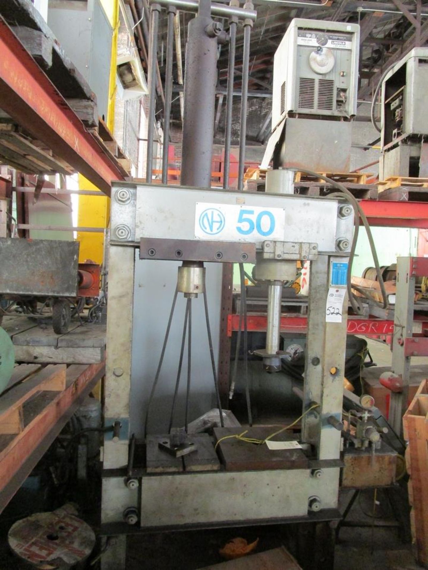 National Hydraulics NH-50 50-Ton H-Frame Press, S/N 791060