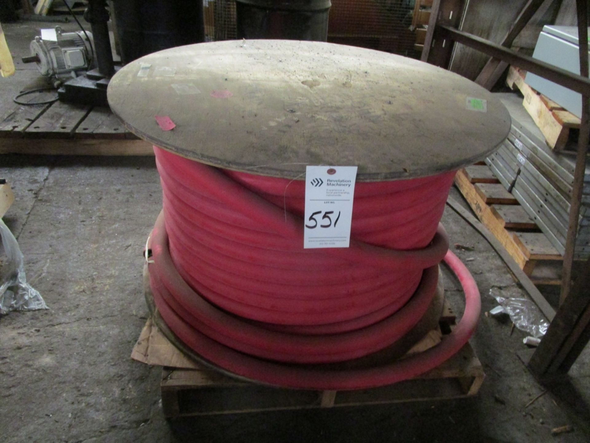 Spool of Eaton 1-1/2" ID Pneumatic Hose