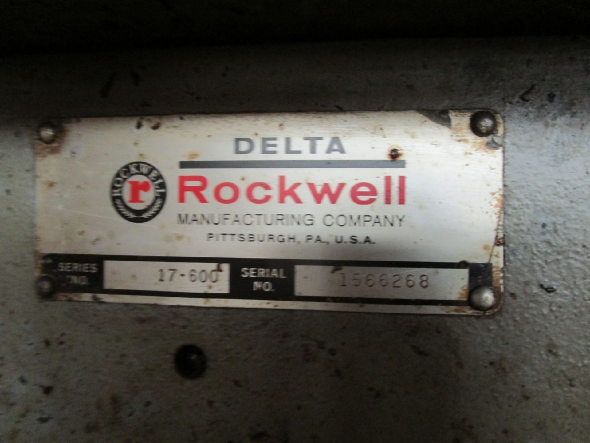 Rockwell 17-600 Floor Standing 17" Drill Press - Image 5 of 5