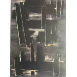Pierre-SOULAGES Poster after an oil on canvas. Year: 1958