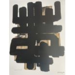 Pierre SOULAGES (after) Poster from Lithograph No. 3