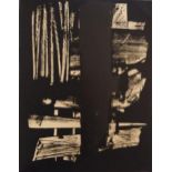 Pierre SOULAGES Lithography n°9, 1959 Original lithograph