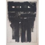 Pierre-Soulages Etching III Original etching Signed 1956