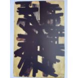 Pierre SOULAGES (after) Poster after a painting