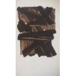 Pierre SOULAGES (1919) Gouache 13, 1957 Lithograph and stencil