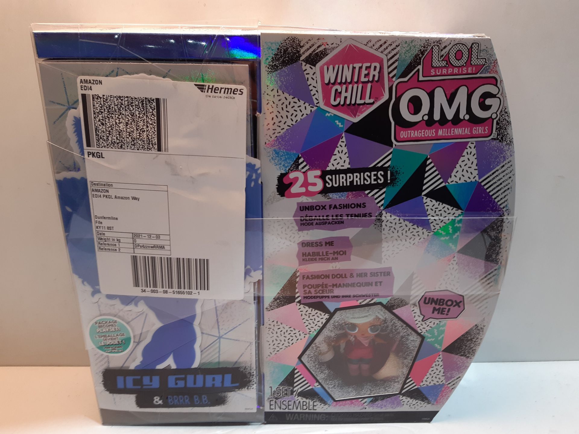 RRP £30.44 LOL Surprise OMG Winter Chill ICY Gurl Fashion Doll - Image 2 of 2