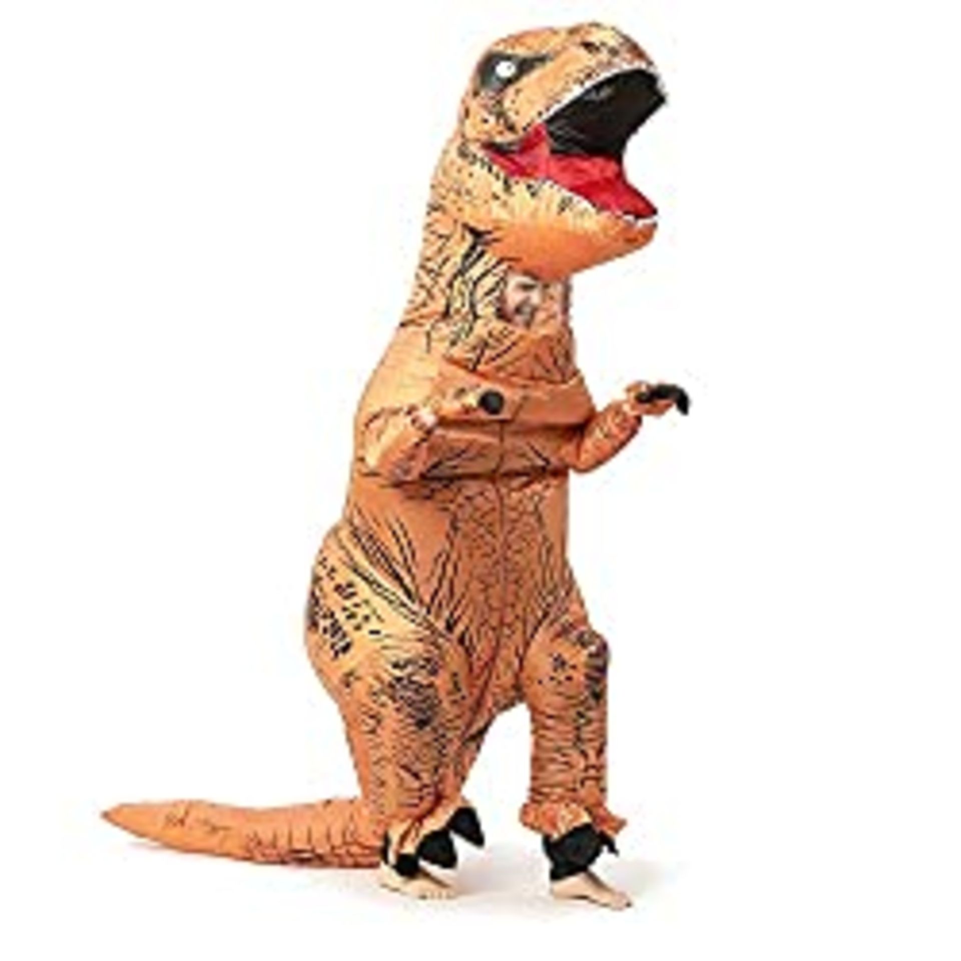 RRP £38.99 BESTPARTY Adult Inflatable Dinosaur Costume T-Rex Costume