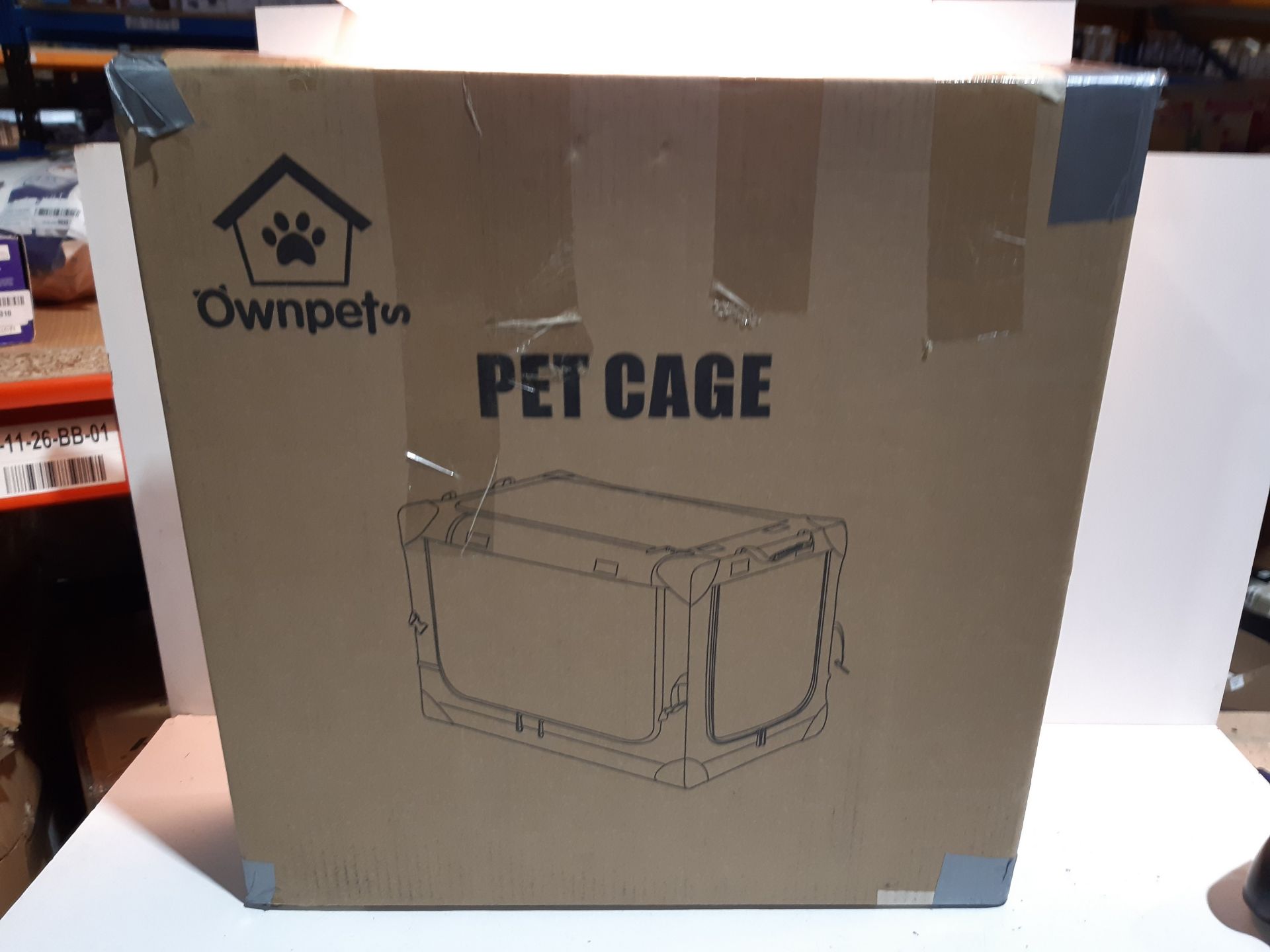 RRP £79.99 Ownpets 4 Door Folding Dog Crate - Image 2 of 2