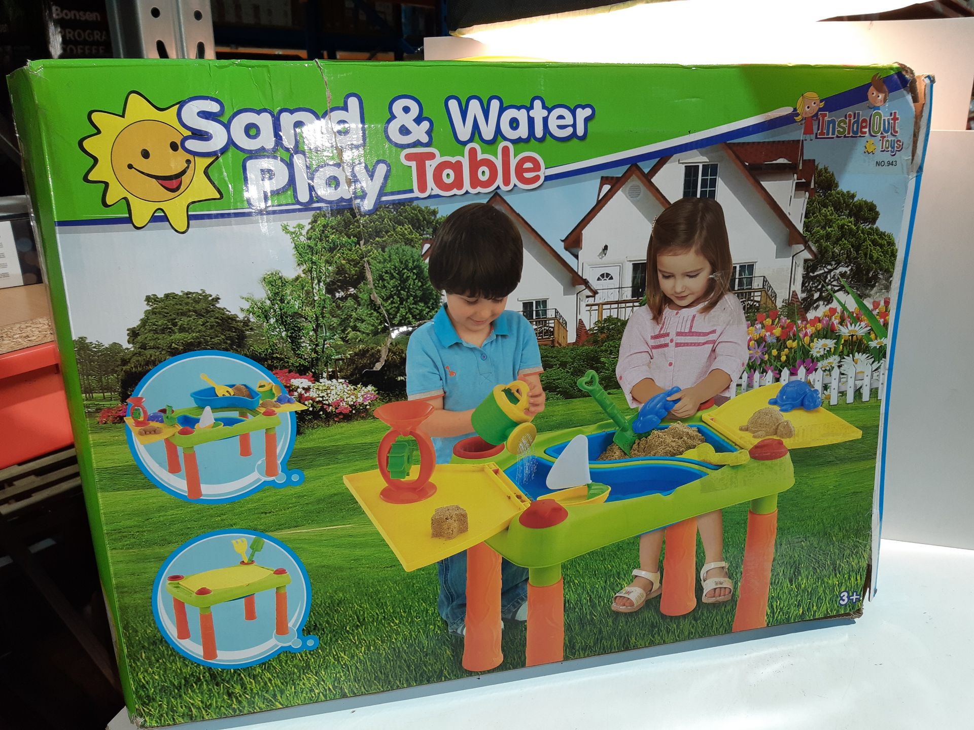 RRP £36.98 Inside Out Toys Sand and Water Play Table - Image 2 of 2