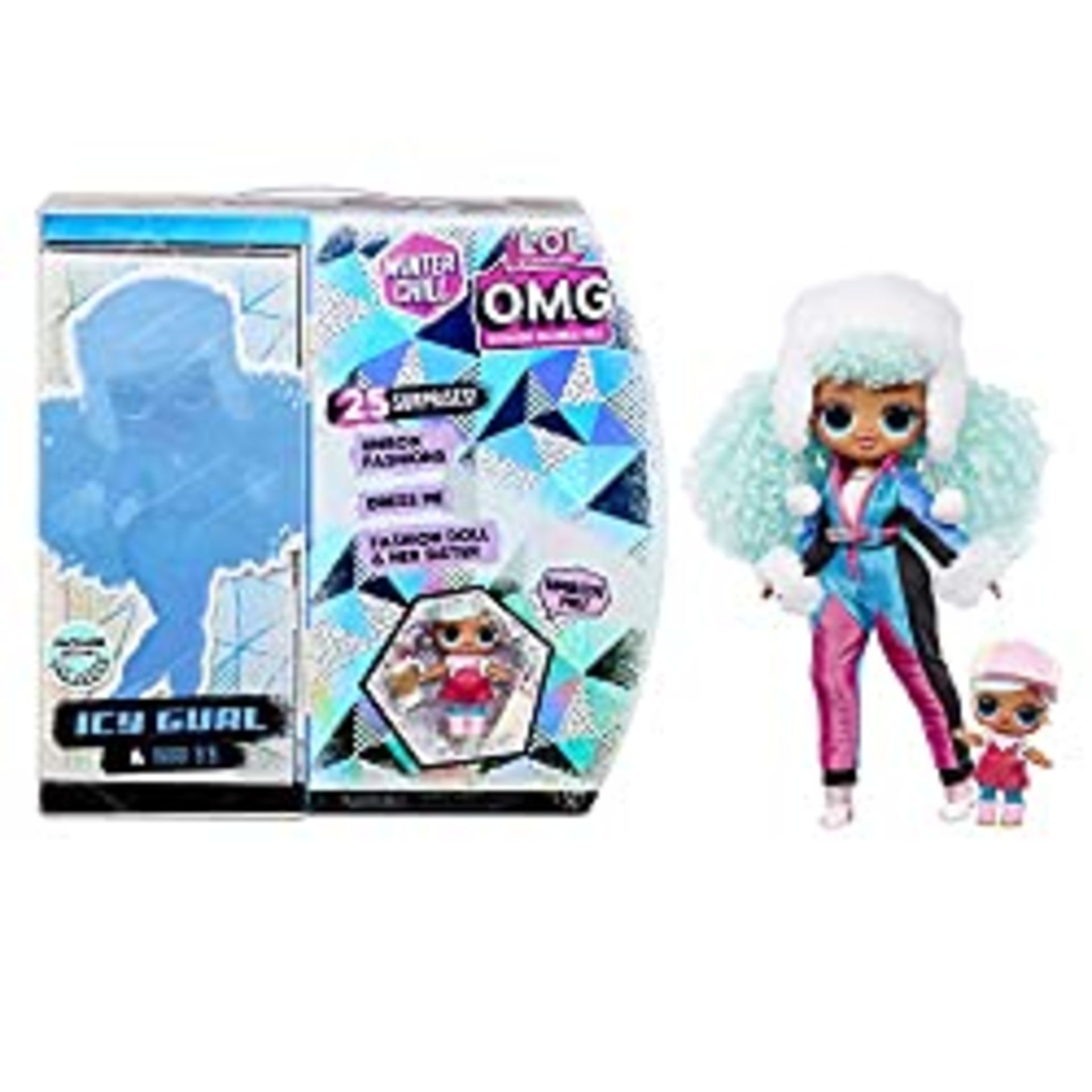 RRP £30.44 LOL Surprise OMG Winter Chill ICY Gurl Fashion Doll