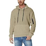 RRP £24.98 Men's Combat Hoodies Zipper Pocket Hooded Tops Sweatshirts