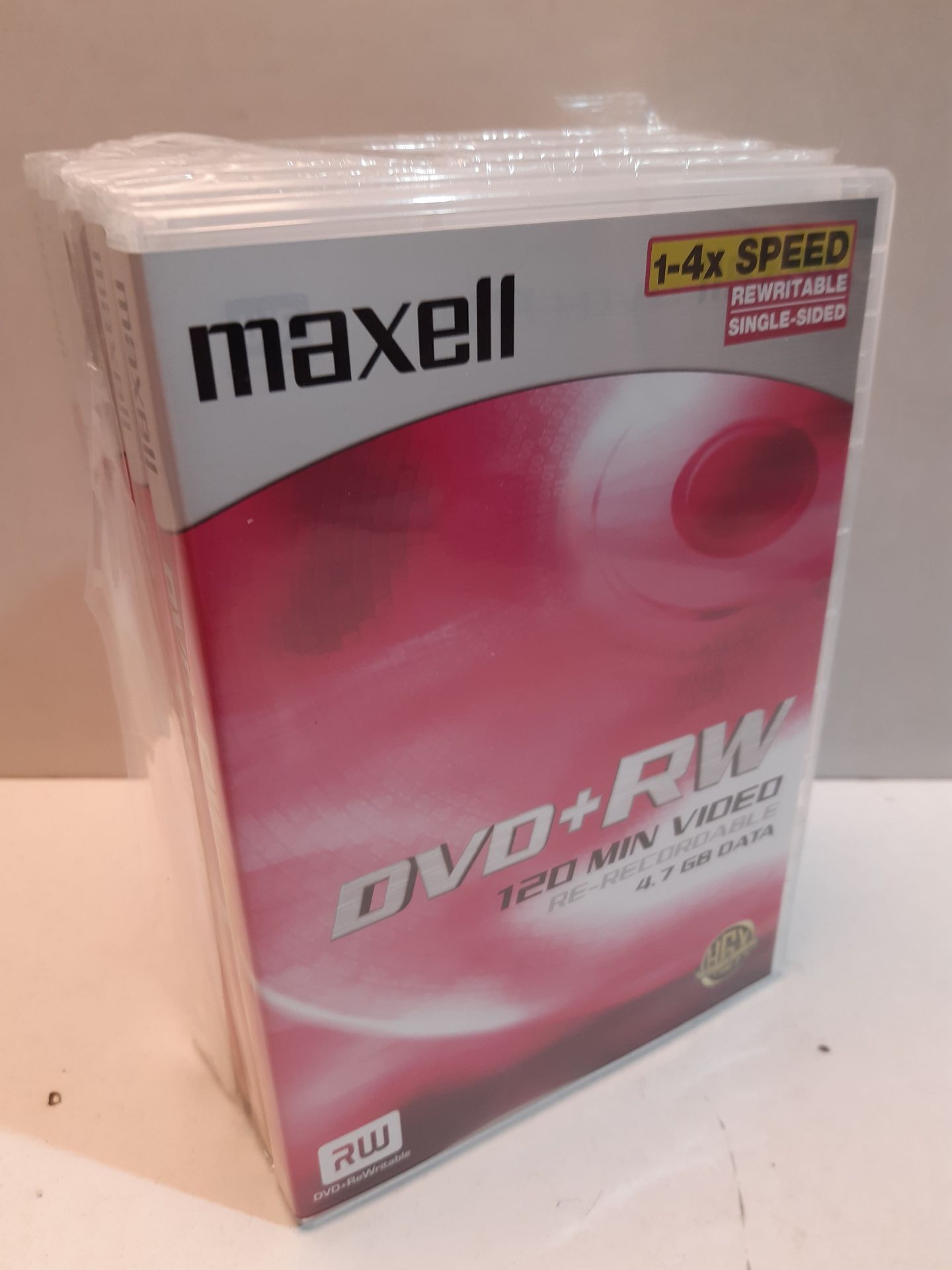 RRP £8.99 Maxell 5 pk Rewritable Dvds (2 Hours) - Image 2 of 2