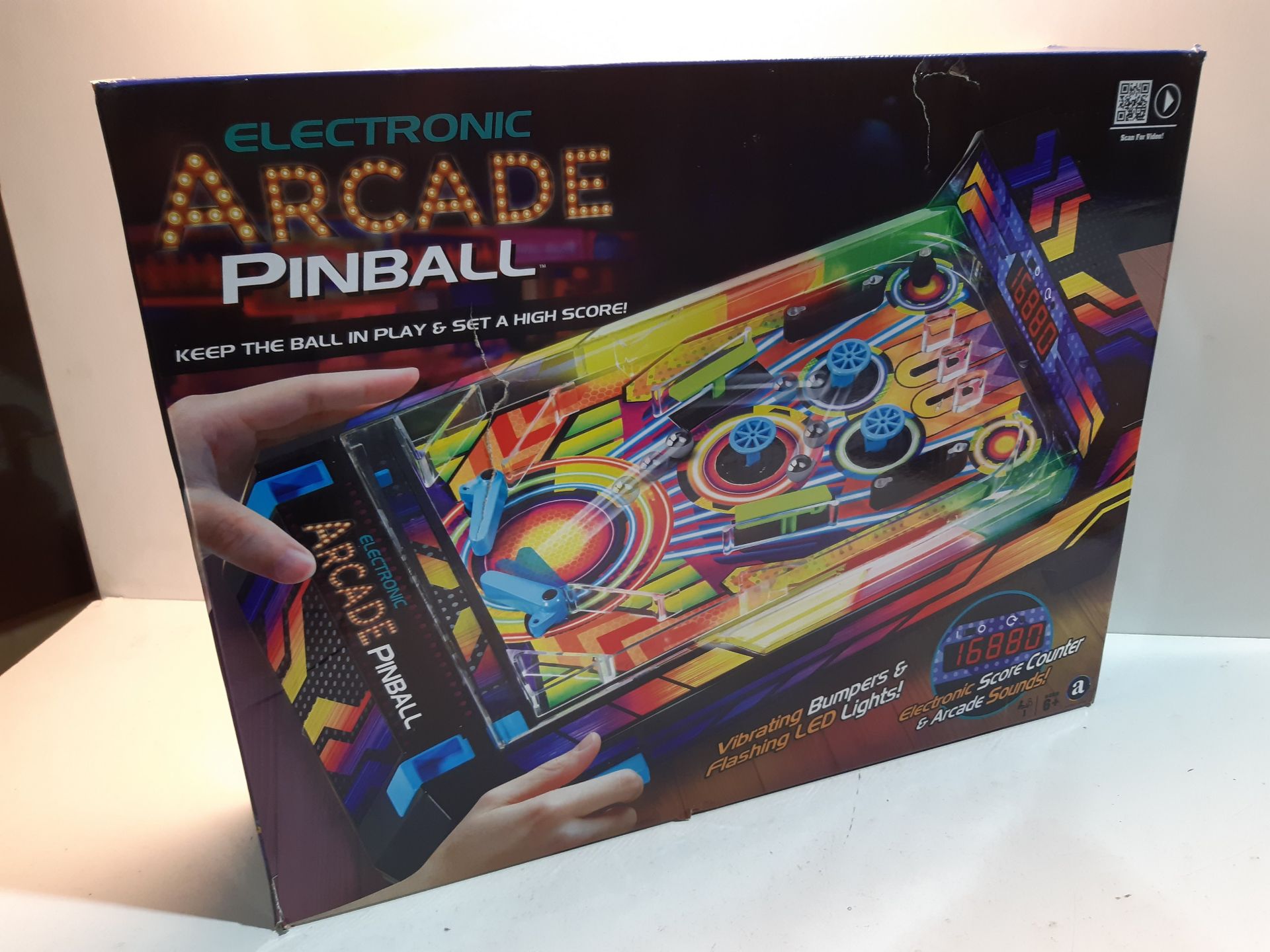 RRP £44.99 Electronic Arcade Pinball Game - Image 2 of 2