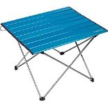 RRP £34.99 TREKOLOGY Portable Camping Table with Aluminum Table Top