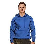 RRP £12.98 Unisex Hoodies Pullover Hooded Solid Color Workout