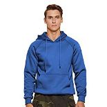 RRP £12.98 Unisex Hoodies Pullover Hooded Solid Color Workout