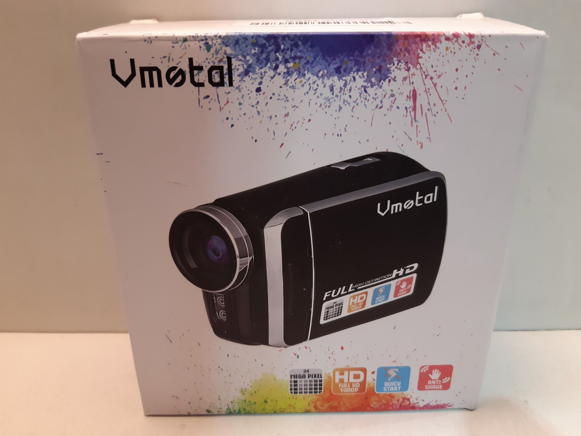 RRP £51.67 Digital Video Camcorder HG8250 FHD 1080P 24MP 270 Degree - Image 2 of 2