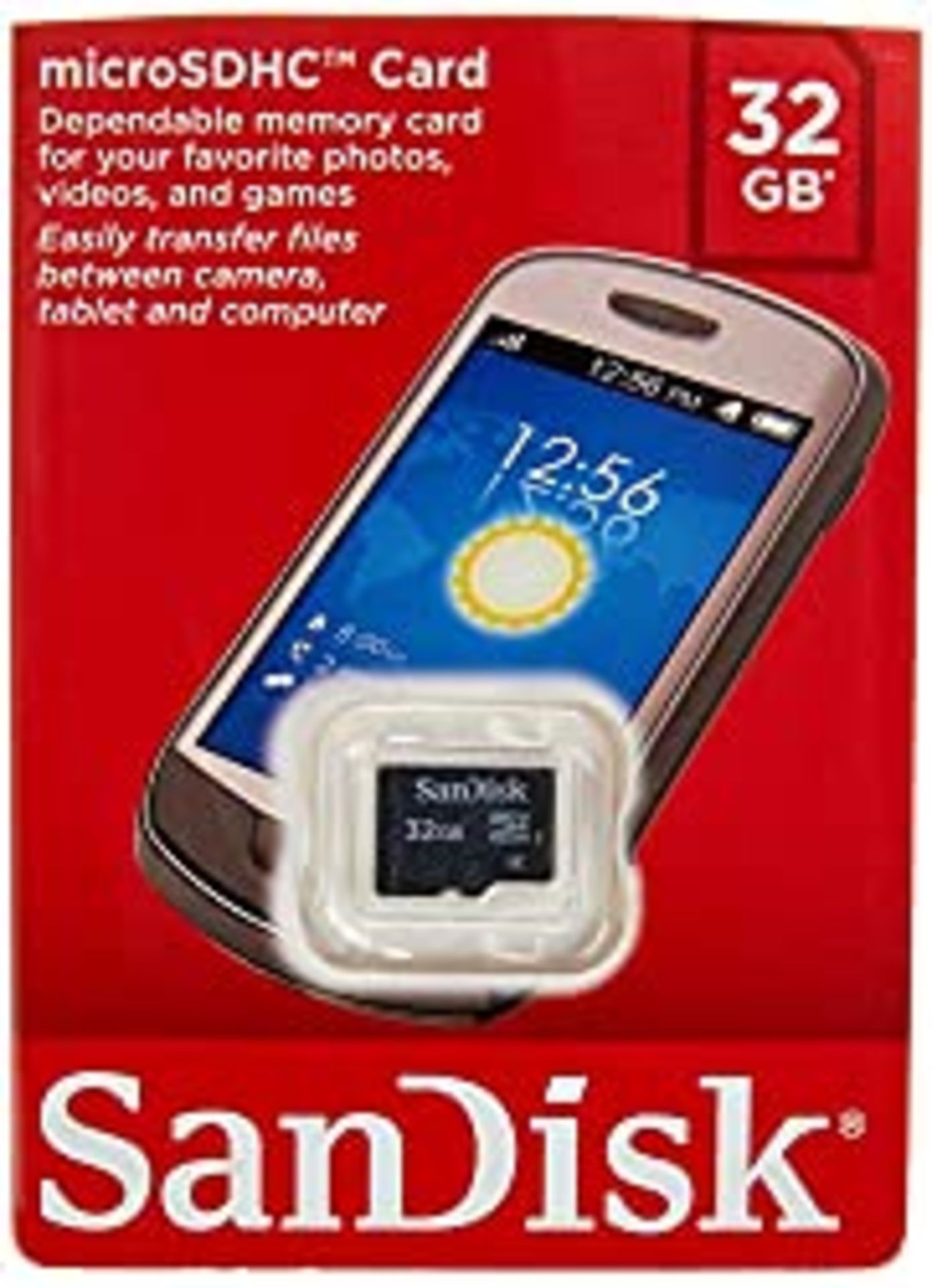 RRP £5.57 SanDisk 32 GB microSDHC Memory Card Only