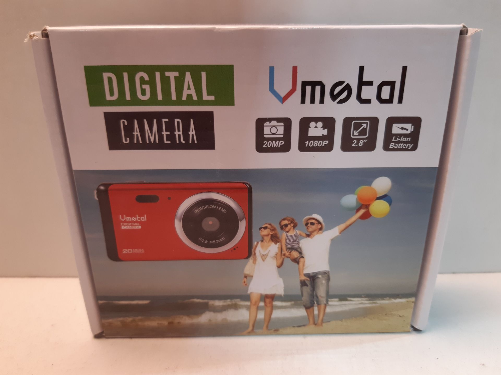 RRP £42.06 Vmotal GDC80X2 Compact Digital Camera with 8x Digital - Image 2 of 2