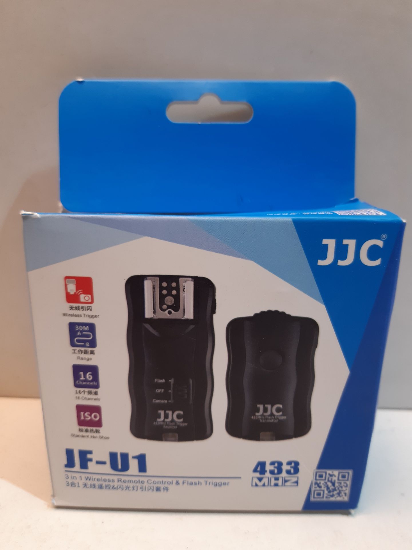 RRP £20.21 JJC Flash Trigger Wireless Remote Shutter Release Compatible - Image 2 of 2