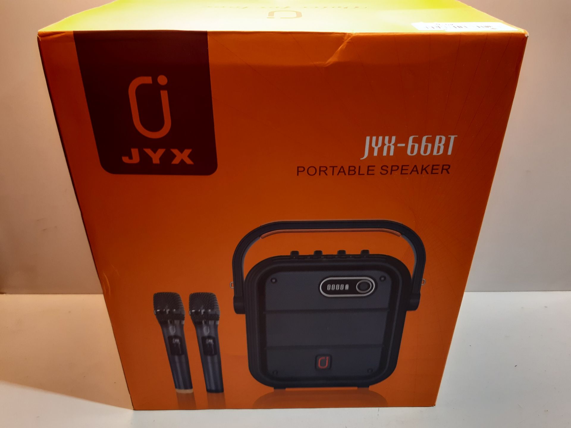 RRP £101.89 JYX Karaoke Machine with Two Wireless Microphone - Image 2 of 2