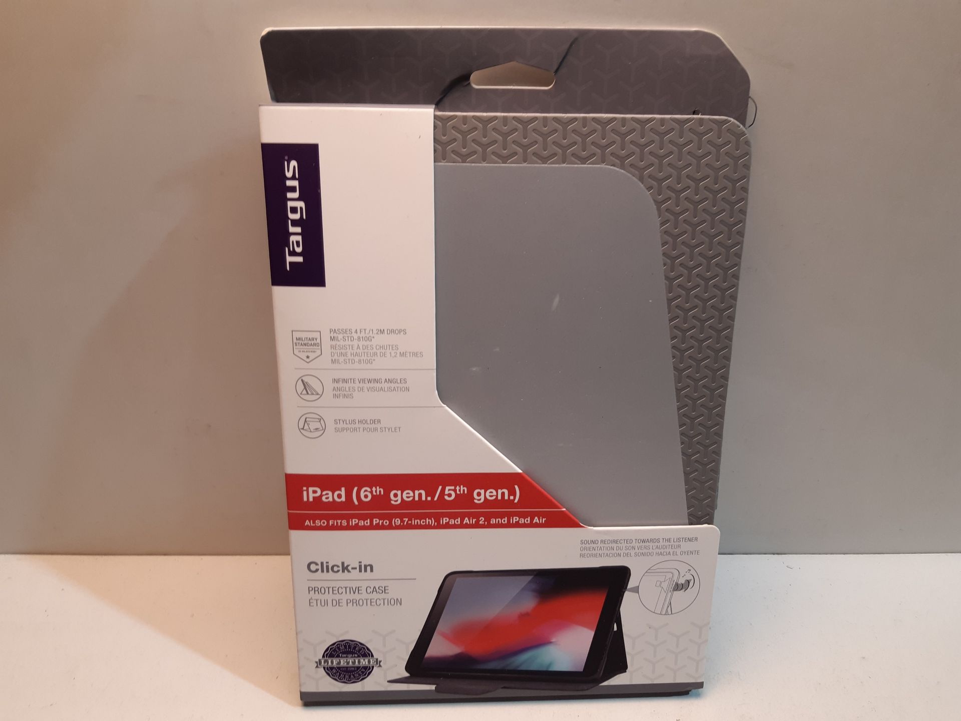 RRP £14.84 Targus Click-In Case for iPad (6th/ 5th gen.) - Image 2 of 2