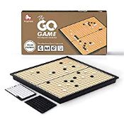 RRP £13.40 KingMade Magnetic Go Board Game Set with Magnetic Plastic Stones and Go Board